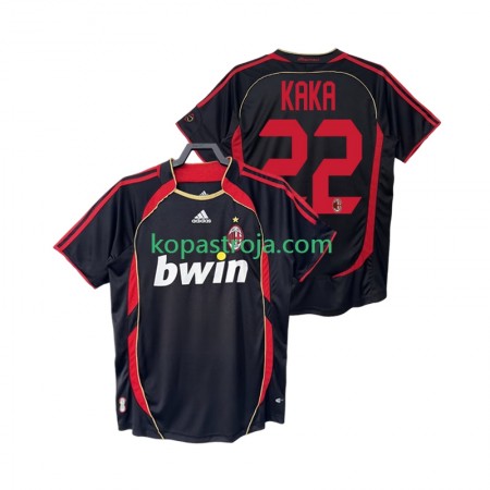 Billiga Fotbollströjor AC Milan KAKA 22 2006 2007 Retro Tredje tröja Kortärmad